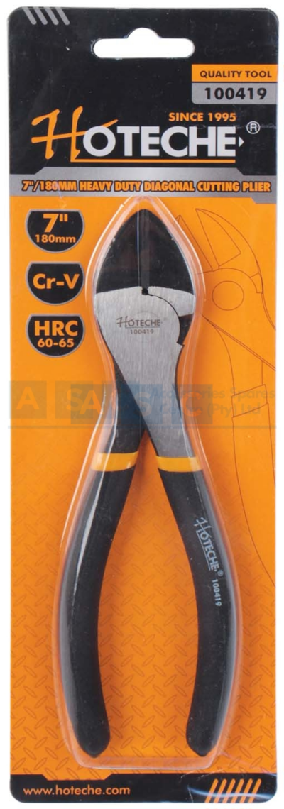 DIAGONAL CUTTING PLIER H/DUTY  180MM material:high carbon steel drop forged