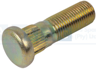 WHEEL STUD LONG NAVARA 12X1.25 X 44.5MM KNURL D=14.3MM