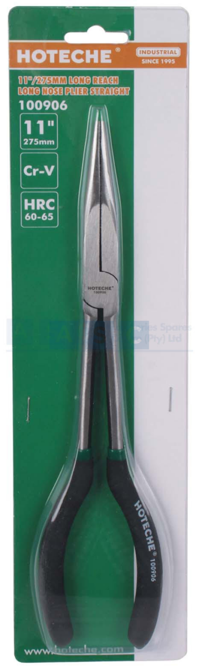LONG NOSE PLIER LONG REACH STR. 275mm Material:Cr-V   surface :polish
