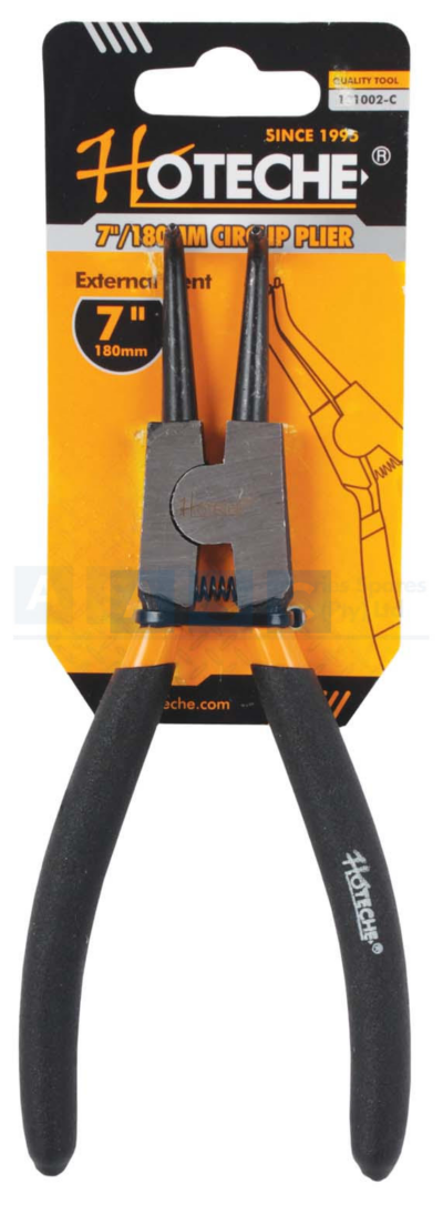 CIRCLIP PLIER BENT EXT. 7IN /180mm Material:Cr -V    Drop-Forged Hardened