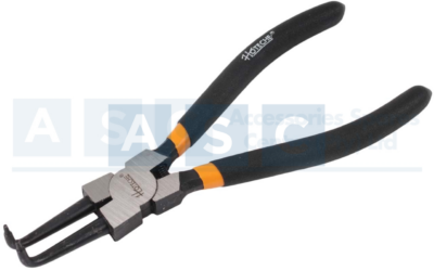 CIRCLIP PLIER BENT. INT. 7IN /180mm Material:Cr -V    Drop-Forged Hardened