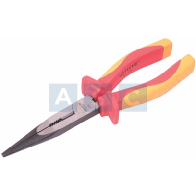 LONG NOSE PLIER 8 INCH/200mm 1000V Material:Chrome Vanadium Steel Drop-Forg