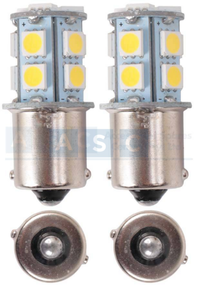 LED 1073 13SMD CHIPS 12V WHITE PAIRS