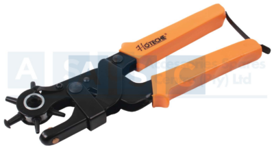 BELT PUNCH PLIER 225MM 2/2.5/3/3.5/4/4.5 mm PLASTIC POWER COATED PVC SOFT GRIP