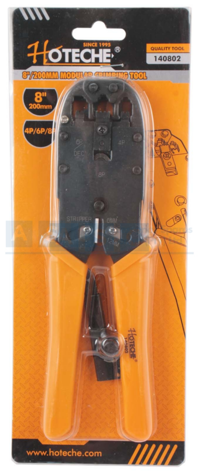 MODULAR CRIMPING PLIERS 4P/6P/8P Material:carbon steel PVC handle