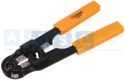 CRIMPING PLIER 8P8C  200MM Material:40Mn/ PVC handle/ RJ45S PLUG
