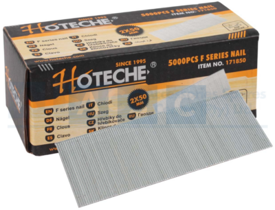F SERIES NAILS (F50) AIR NAILS(5000) Length:50.0MmThicknessxWidth:1.00x1.25Mm