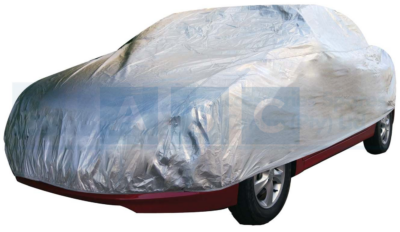 CAR COVER SILVER XXLARGE W/PROOF 571X177X119CM   120G PE ALUMINIUM WITH