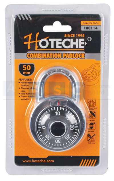 PAD TYPE COMBINATION LOCK 50MM Iron Case  Iron Liner  Zinc Alloy