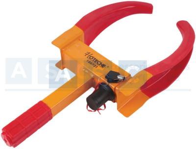 WHEEL CLAMP LOCK  WIDE=160-300mm Zinc alloy lock core 2 keys Weight:2.2KG
