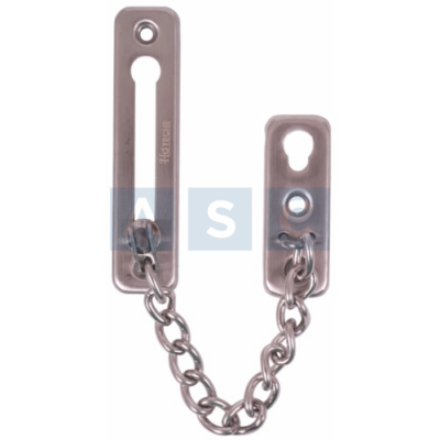 DOOR ANTI-THEFT CHAIN 102X24/64X24MM 201 stainless steel material /body 96g