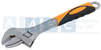 ADJUSTABLE WRENCH 300MM 2 COLOR HANDLE HIGH CARBON STEEL