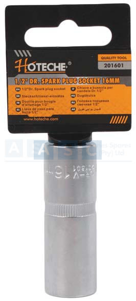 PLUG SOCKET 16MM 1/2DR. material:Cr-V     Cold Forging Processed