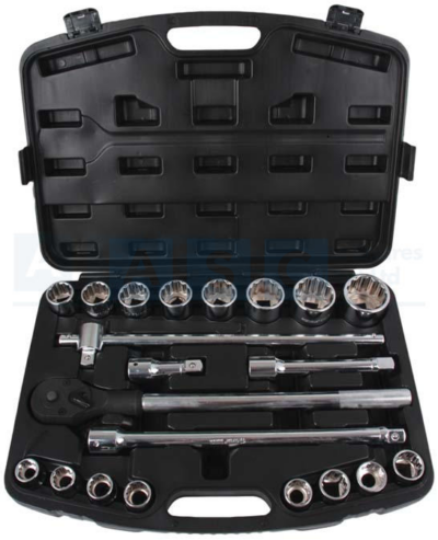SOCKET SETS 21PC 3/4DR.  BMC Materialï¼Crv Socket:19/21/22/23/24/26/