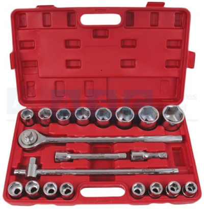 SOCKET SETS 21PC 3/4 INCH DR.  BMC Materialï¼Crv Socket:19/20/21/22/23/24/