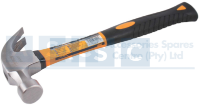 HAMMER CLAW 16OZ FIBREGLASS HANDLE High Carbon Steel/ Drop-Forged Head