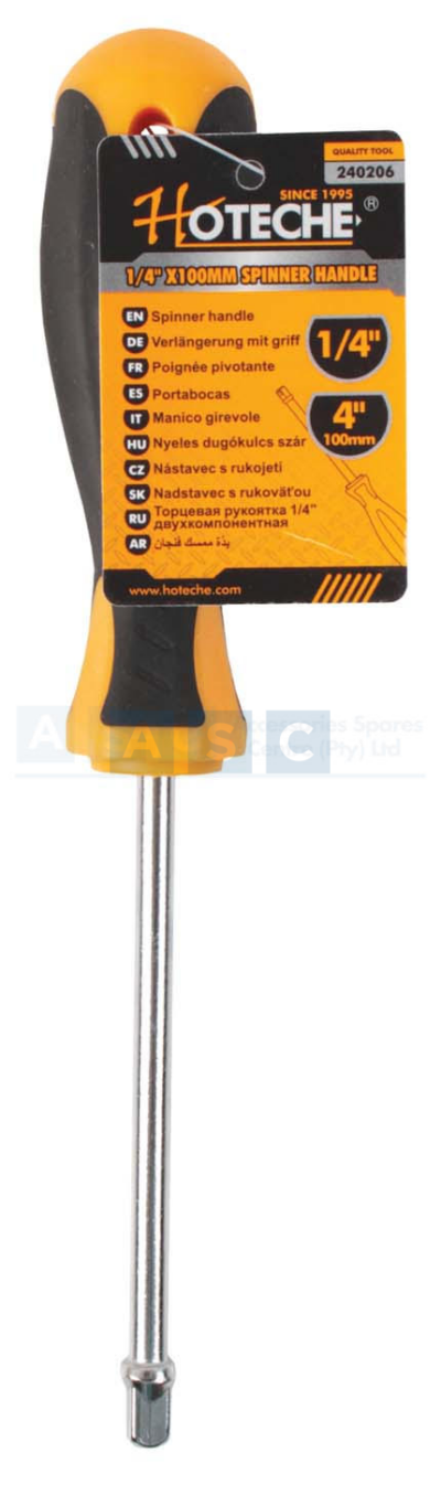 SCREWDRIVER HANDLE 1/4DR.100MM Bi-Color Comfortable Grip