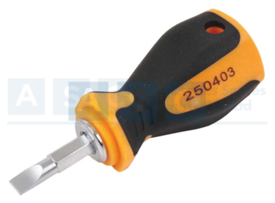 SCREWDRIVER SET 2 IN 1  PHILIPS/FLAT CR-V / DOUBLE END BIT 60mm PH2/SL6MM