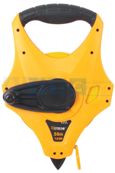 MEASURING TAPE 50MX15MM FIBREGLASS TAPE ABS + TPR SHELL HIGH CARBON STEEL