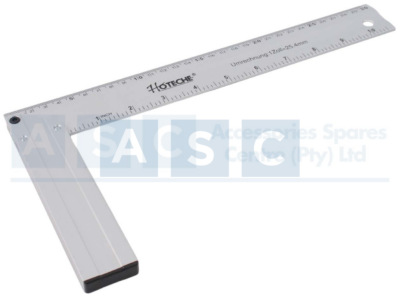 SQUARE ALUM. 300MM METRIC/INCHES  BLADE 40MM  THICK=3MM