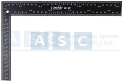 L-SQUARE 200 X300MM    2MM THICK BLACK COLOR