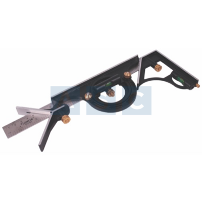 COMBINATION SQUARE RULER 300MM 3 IN 1 S/STEEL /ZINC ALLOY BASE /METRIC-INCHES