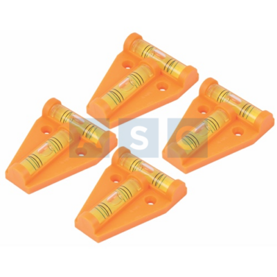 T- SPIRIT LEVEL 4PCS TRIANGULAR sizeï¼L44mmXH58mm    Accuracy:1mm/1M