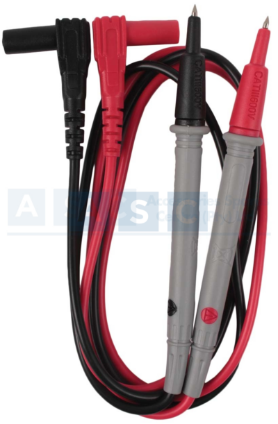 MULTIMETER LEADS SET Probe:Length 125mm/TipФ2mm Plug:Ф4mm