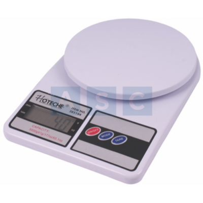KITCHEN SCALE DIGITAL 5KG Auto zero tracking   Battery:1.5VXAAA