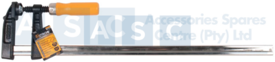 F CARPENTRY CLAMPS  80X500MM Din Standard Nickel Plated Bar  Wooden