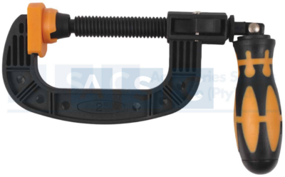 QUICK RELEASE G-CLAMP CLAMP  50MM Nylon bodyABS+TPR handle    PE/TPR jaws