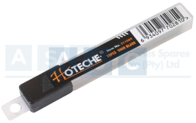 UTILITY CUTTER BLADES 9MM  10PCS high carbon steel  Length:80mm width:9mm