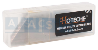 UTILITY CUTTER BLADES 10PCS high carbon steel Length:61Mm/Width:19Mm