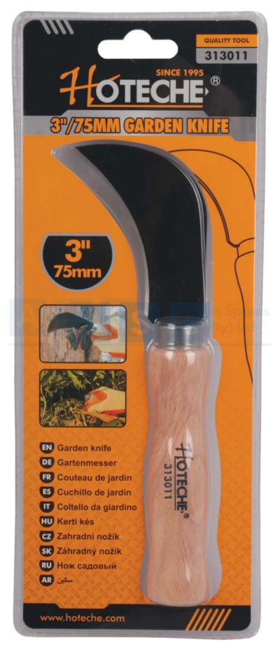 GARDEN KNIFE 75MM stainless steel bladeï¼1.5mm thickness