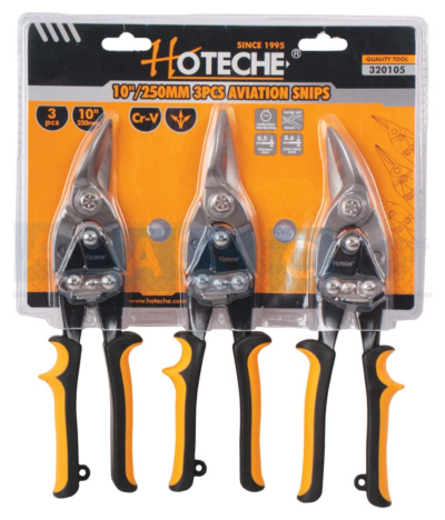 AVIATION SNIPS 250MM 3PCS Material:Cr-V Steel Drop-Forged