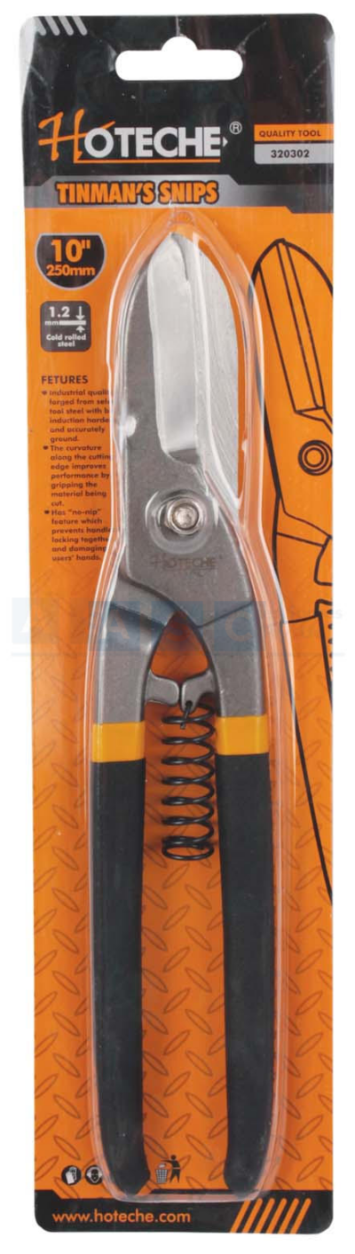 TINMAN SNIPS 250MM Drop Forged Carbon Steel DISCONTINUING