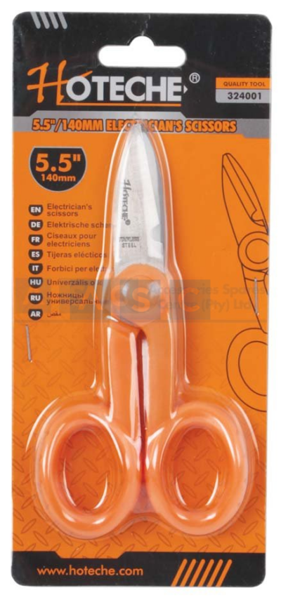 ELECTRICIANS SCISSORS 140MM Material:2Cr13 Stainless Steel