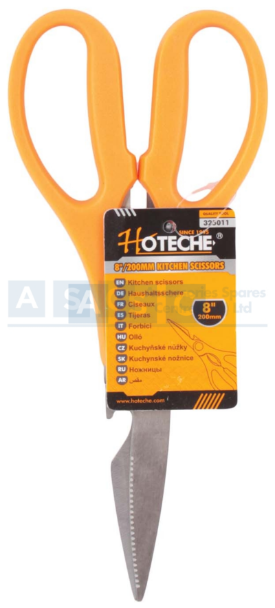 KITCHEN SCISSORS 200MM Material:Stainlee Steel 2mm Thickness