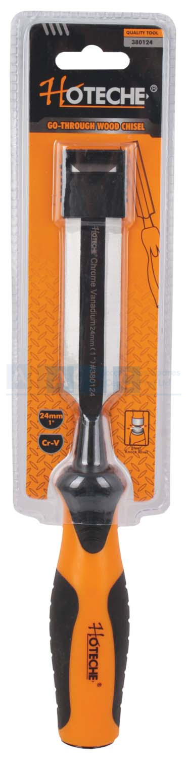 CHISEL 24MM FIRM CHISEL 60CR-V BLACK FINISH SURFACE