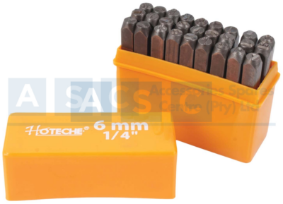 LETTER PUNCH  SET 27PCS LETTER SIZE =6MM Material:45# Carbon Ste