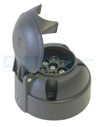 TRAILER SOCKET PLASTIC 7PIN SUNWAG