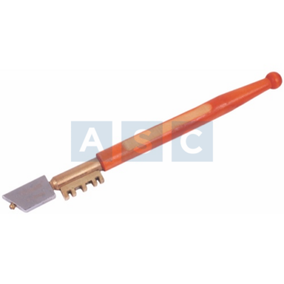 GLASS CUTTER DIAMOND Wood Handle #1 Diamond Head