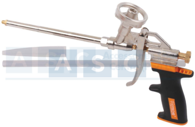 FOAM GUN BRASS NOZZLE 2MM DIA. STEEL TRIGGER/PP+TPR HANDLE L=167MM