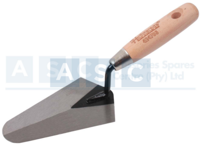 TROWEL GAUGING 160MM WOOD HAND CARBON STEEL BLADE /HANDLE BEECH