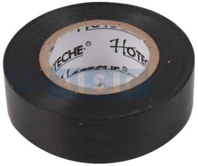 INSULATION TAPE BLACK 10MX19MM Size:0.18MmX19MmX10M With Ce Certificate