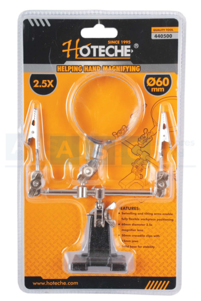 HELPING HAND MAGNIFYING Magnification:2.5X     Diameter:60MM