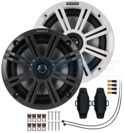 KICKER MARINE SPEAKER 2-WAY 6.5INCH NO GUARANTEE  4 ohms  D= 72MM
