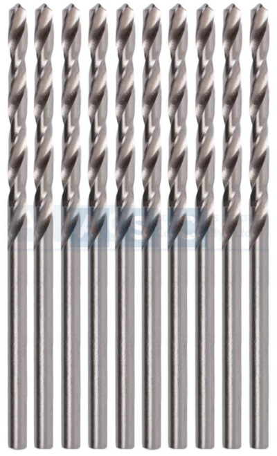 DRILL BIT 2.5MM HSS STR.SHANK 10PCS  GROUNDED EDGE FULLY  DISCONTINUING