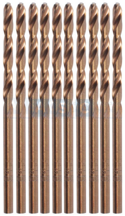 DRILL BIT 3.2.MM HSS M2 STR.SHANK 10PCS IN PLASTIC CASE  FULLY GROUND