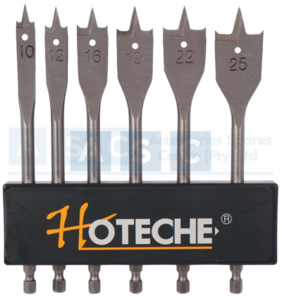 WOOD DRILL SET 6PCS SET 10/12/16/19/22/25MM